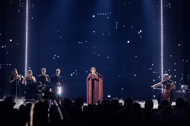 M.A.M.A. apdovanojimų ceremonijos akimirka - scenoje Jazzu