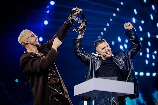 M.A.M.A. apdovanojimų ceremonijos akimirka - scenoje „Žemaitukai“