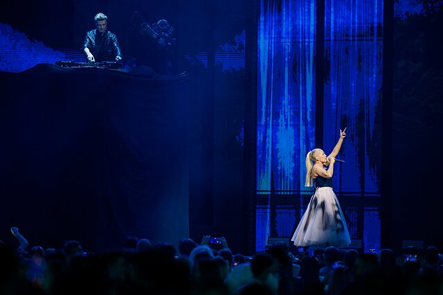 M.A.M.A. apdovanojimų ceremonijos akimirka - Jovani ir Atlanta