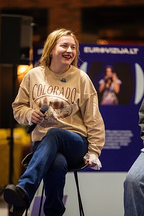 Kaune įsikūrusioje EUROVIZIJA.LT ambasadoje – susitikimai su eurovizininkais. Petunija