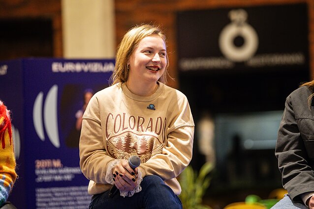 Kaune įsikūrusioje EUROVIZIJA.LT ambasadoje – susitikimai su eurovizininkais. Petunija