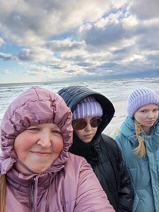 Miglė Dainauskaitė su šeima