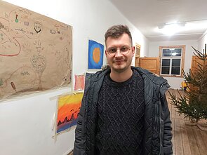 Vienas iš terapinio ūkio įkūrėjų psichologas Kristijonas Žičkus
