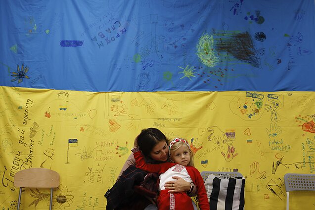 Ukrainos pabėgėliai Lenkijoje