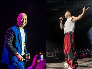 Grupės „Patruliai“ koncerto akimirka