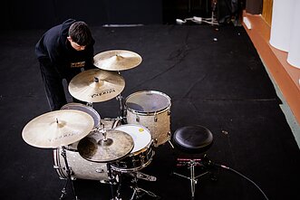 „Katarsio“ muzikinio klipo filmavimo akimirka