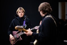 „Katarsio“ muzikinio klipo filmavimo akimirka