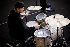 „Katarsio“ muzikinio klipo filmavimo akimirka