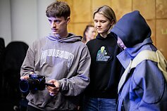 „Katarsio“ muzikinio klipo filmavimo akimirka