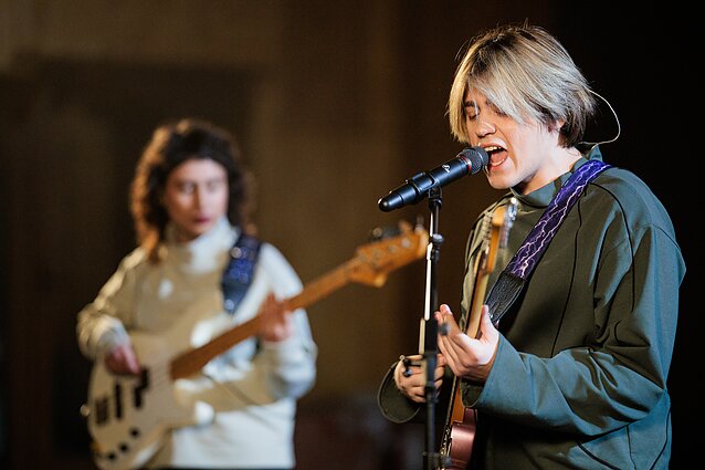 „Katarsio“ muzikinio klipo filmavimo akimirka