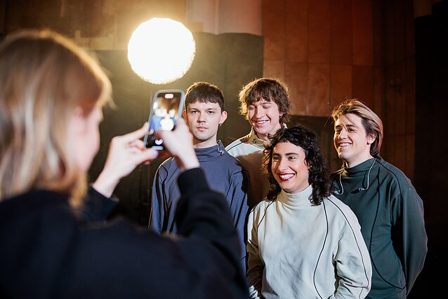 „Katarsio“ muzikinio klipo filmavimo akimirka