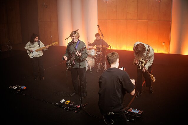 „Katarsio“ muzikinio klipo filmavimo akimirka