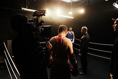 „G&G Sindikato“ klipo filmavimo akimirka 