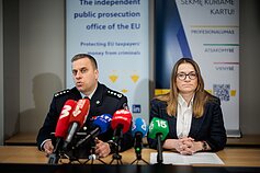  FNTT pristatė kartu su Europos prokuratūra atliekamą stambaus masto tarptautinį tyrimą