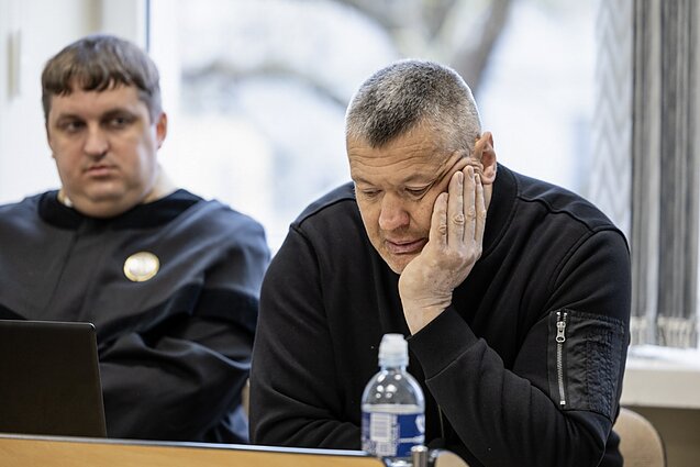 Šiaulių miesto tarybos narys Gintautas Lukošaitis ir advokatas Dominykas Vanhara