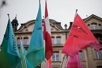 Šveicarijos miestas Bazelis jau pasiruošęs „Eurovizijai“ 