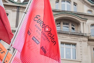 Šveicarijos miestas Bazelis jau pasiruošęs „Eurovizijai“ 