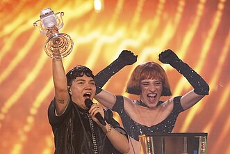2025 m. „Eurovizijos“ nugalėtojas austras Johannesas Pietschas, arba JJ