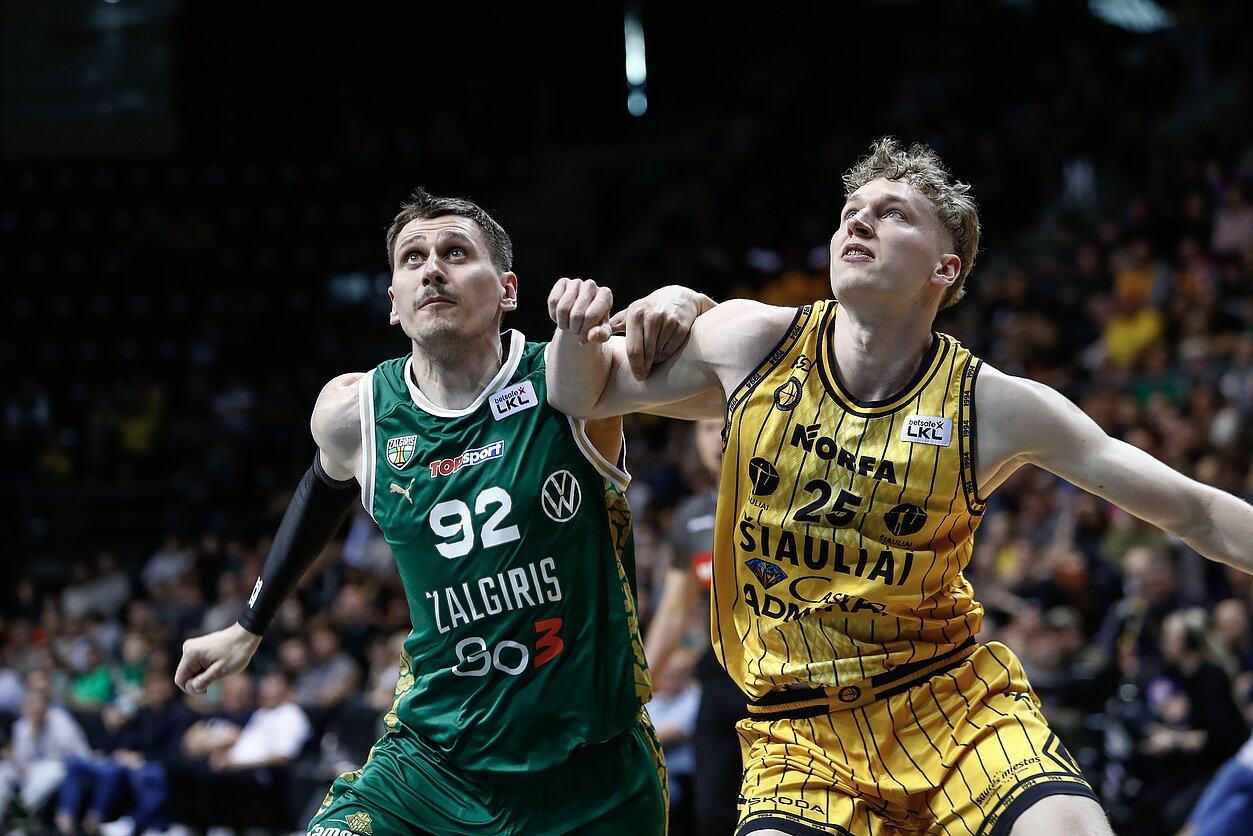 LKL: Kauno „Žalgiris“ – „Šiauliai“. Edgaras Ulanovas, Dovydas Romančenko