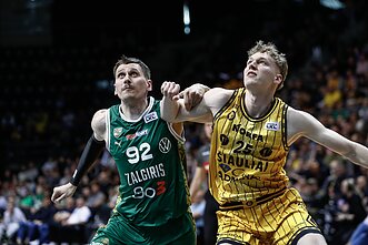 LKL: Kauno „Žalgiris“ – „Šiauliai“. Edgaras Ulanovas, Dovydas Romančenko