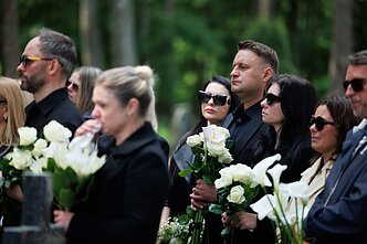 Klaipėdoje palaidotas prodiuseris Gintaras Bendžius