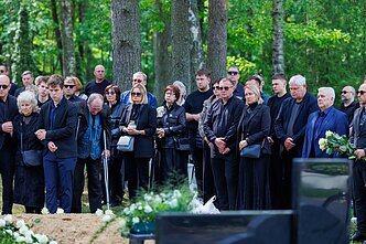 Klaipėdoje palaidotas prodiuseris Gintaras Bendžius