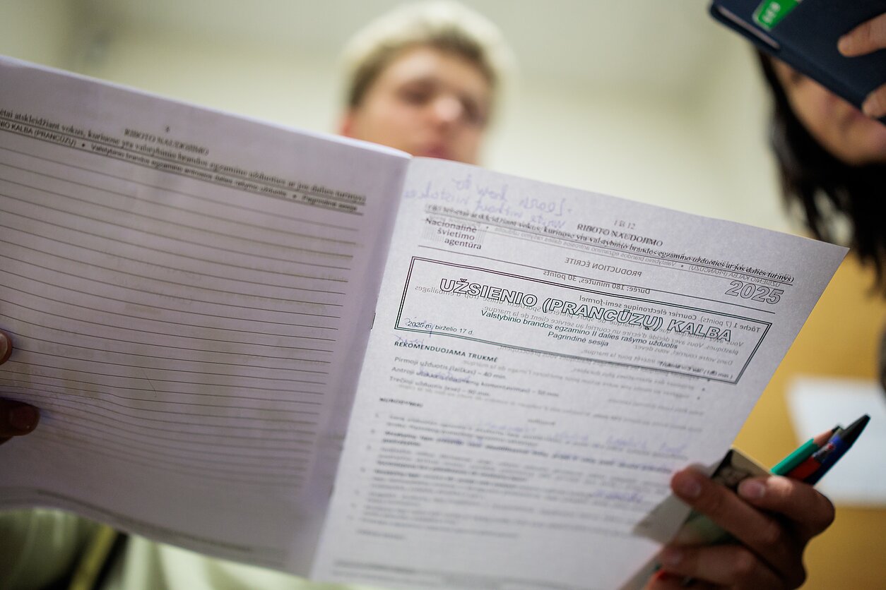 Prancūzų ir vokiečių kalbas Lietuvoje renkasi retas mokinys. Šiuos abu egzaminus laikė per pusšimtį abiturientų
