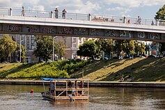 Šeši abiturientai liepos 3 dieną išplaukė iš Vilniaus į Rusnę
