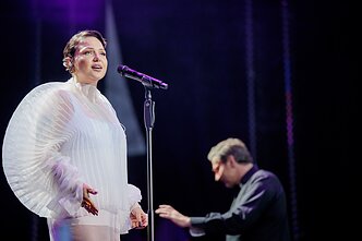 Jazzu sostinės širdyje surengė koncertą su orkestru Jazzu sostinės širdyje surengė koncertą su orkestru