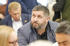 Šiaulių miesto tarybos posėdis. Zakiras Medžidovas