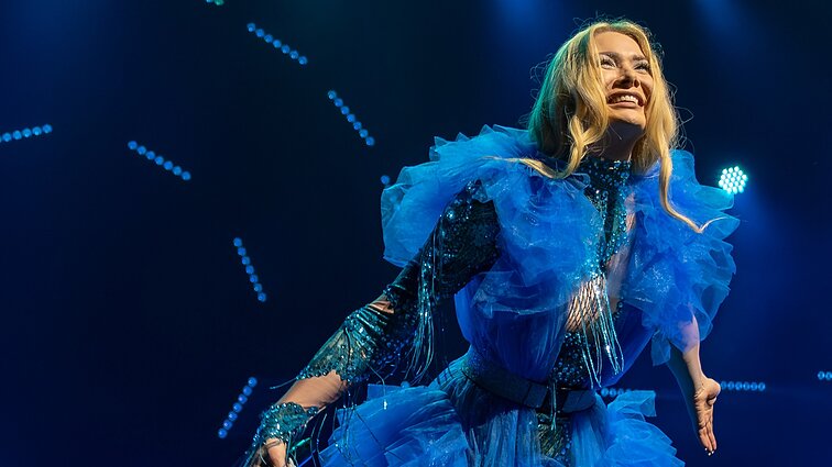 Natalijos Bunkės koncerto akimirka