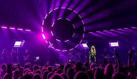 Natalijos Bunkės koncerto akimirka