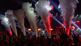 Natalijos Bunkės koncerto akimirka