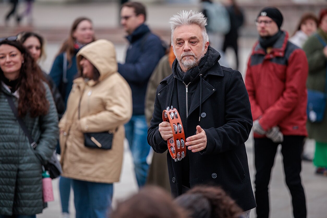 Andrius Mamontovas Gatvės muzikos dienoje