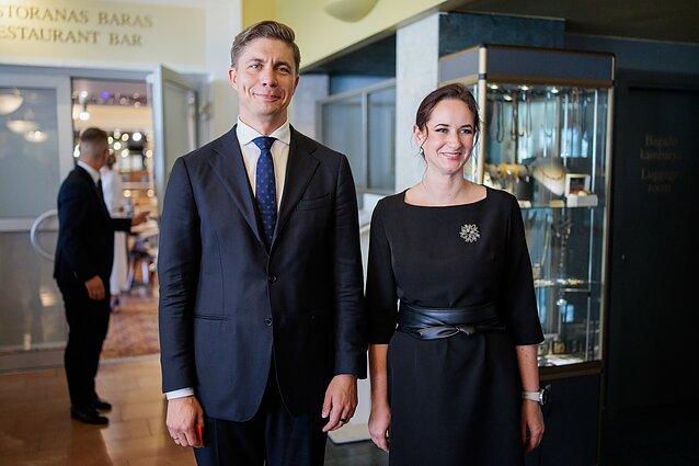 Mindaugas Sinkevičius ir Inga Ruginienė