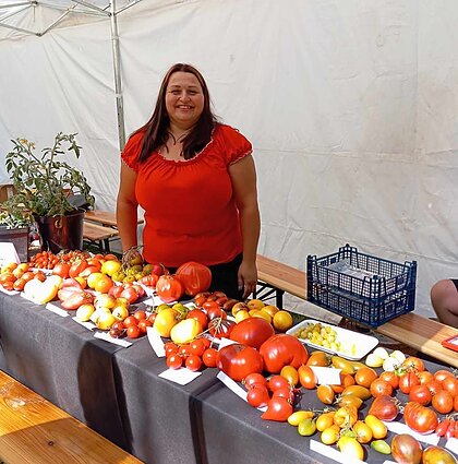 Sandra kasmet vykstančioje pomidorų parodoje Sandra kasmet vykstančioje pomidorų parodoje