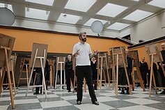 Donato Montvydo klipo filmavimo akimirka