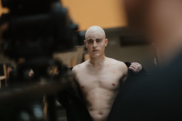 Donato Montvydo klipo filmavimo akimirka