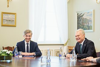Kęstutis Budrys ir Gitanas Nausėda