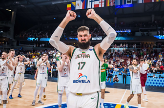 Jonas Valančiūnas, Europos čempionatas: Lietuva – Latvija