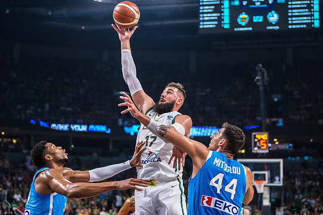 Jonas Valančiūnas. Europos čempionatas: Lietuva – Graikija Jonas Valančiūnas. Europos čempionatas: Lietuva – Graikija