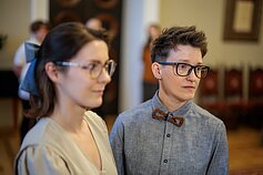 Eglė ir Karolina sumainė žiedus