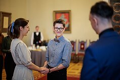 Eglė ir Karolina sumainė žiedus