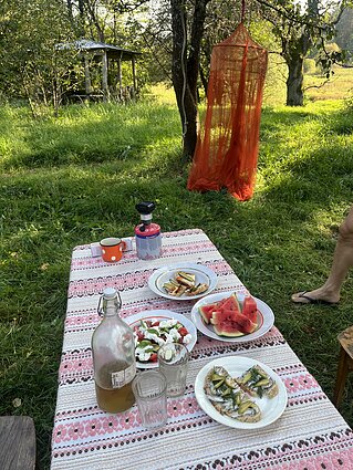 Urtės ir Jono sodyba Dzūkijos miškuose