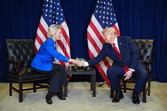 Ursula von der Leyen ir Donaldas Trumpas