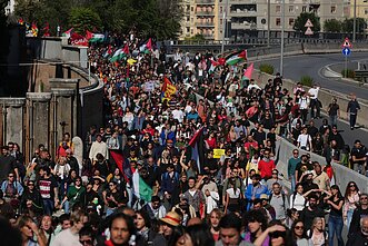 Protestai Italijoje dėl Gazos flotilės