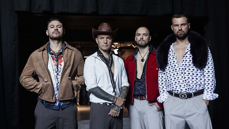 „Pikaso“ (į grupę sugrįžęs Dainius Skinderis - antras iš kairės)