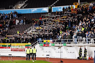 „Vyčio tribūna“, Pasaulio futbolo čempionato atranka: Lietuva – Suomija