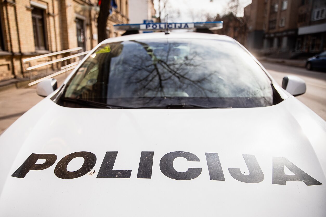 Policija. Polcijos automobilis. Asociatyvi nuotr.