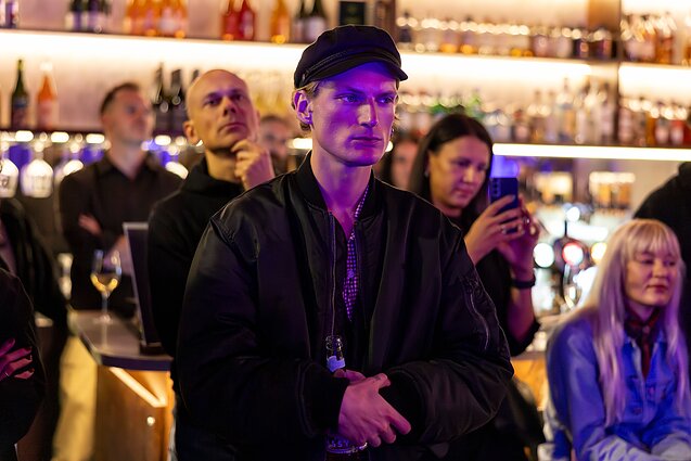 Manto Jankavičiaus albumo pristatymo akimirka